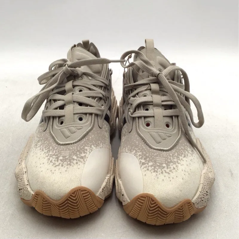 Adidas Men's Trae Young 3 Ivory Basketball Athletic Shoes - Size 7