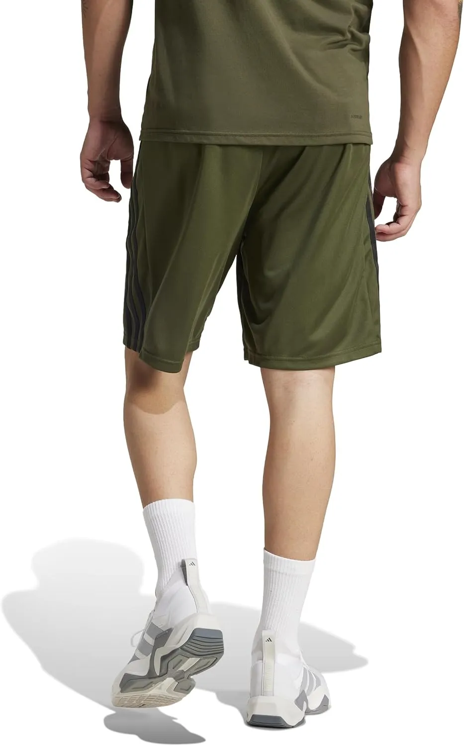 adidas Men's Train Essentials Piqu?? 3-Stripes Shorts