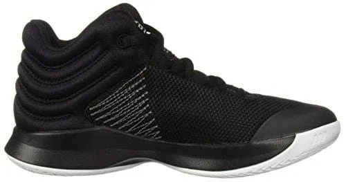 adidas Unisex Pro Spark 2018 Basketball Shoe, Black/White/Grey, 4.5 M US Big Kid