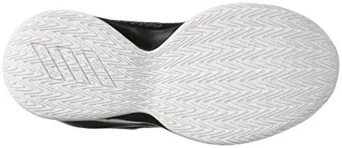 adidas Unisex Pro Spark 2018 Basketball Shoe, Black/White/Grey, 4.5 M US Big Kid