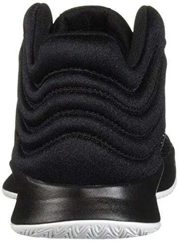 adidas Unisex Pro Spark 2018 Basketball Shoe, Black/White/Grey, 4.5 M US Big Kid