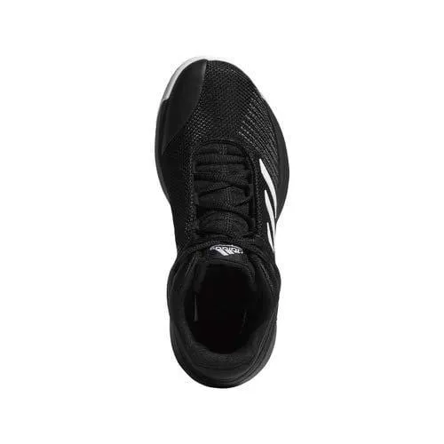 adidas Unisex Pro Spark 2018 Basketball Shoe, Black/White/Grey, 4.5 M US Big Kid