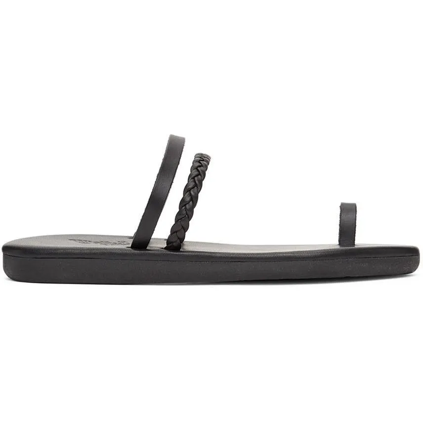 Ancient Greek Sandals Black Gyalos Sandals