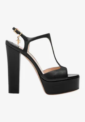 Angelina 130 Platform Leather Sandals