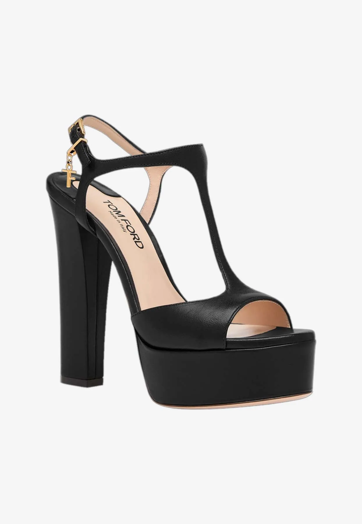 Angelina 130 Platform Leather Sandals