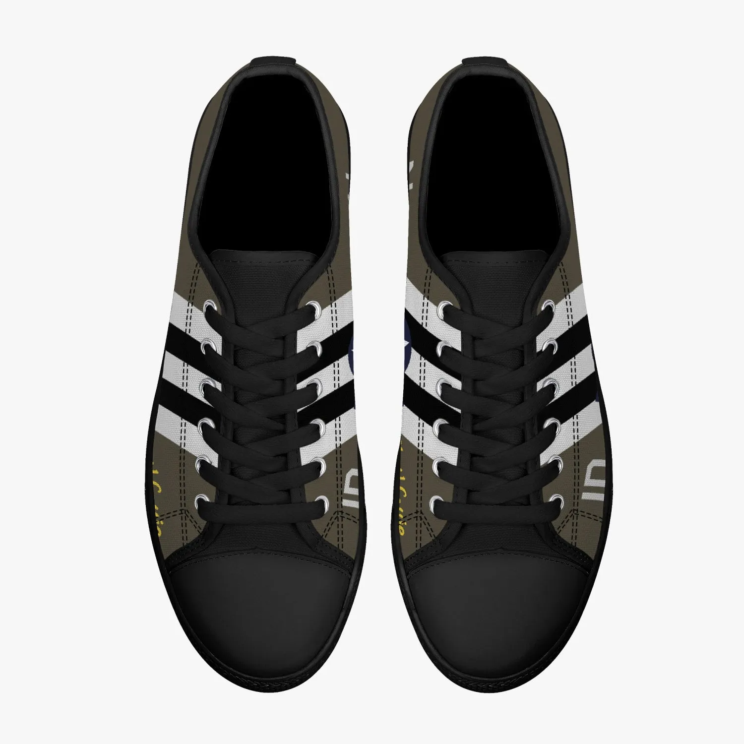 C-47 "Placid Lassie" Low Top Canvas Shoes