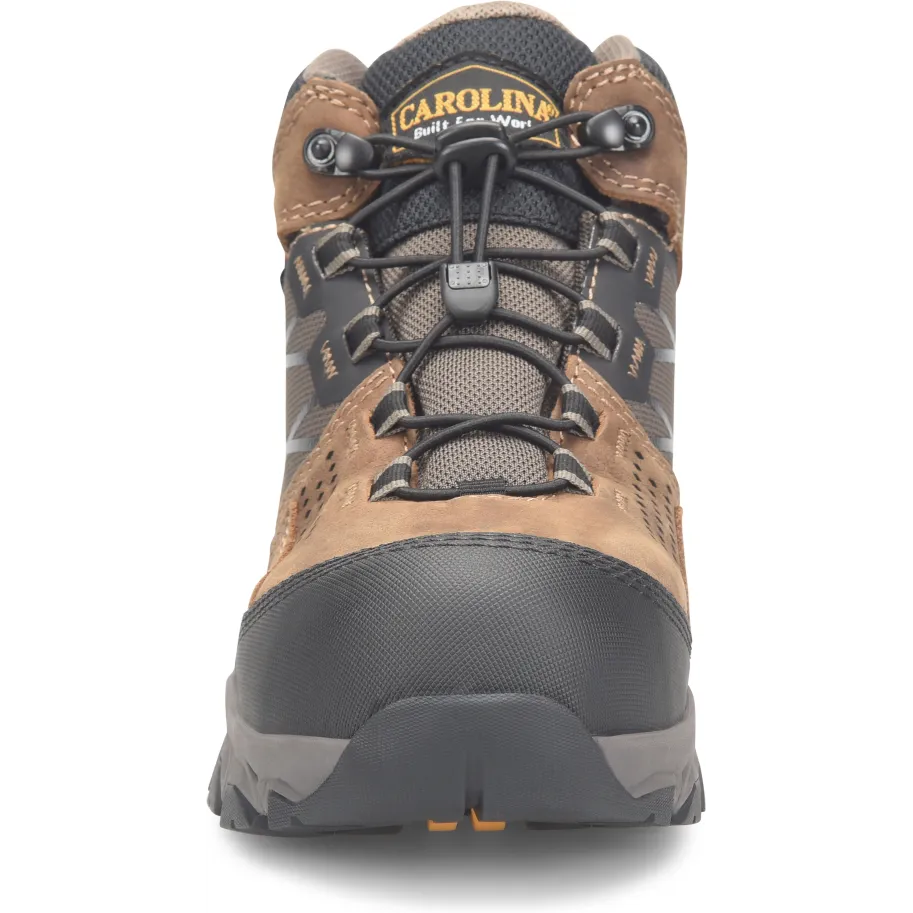 Carolina Men's Ironhide Mid Cut Soft Toe Waterproof Work Boot -Brown- CA5053