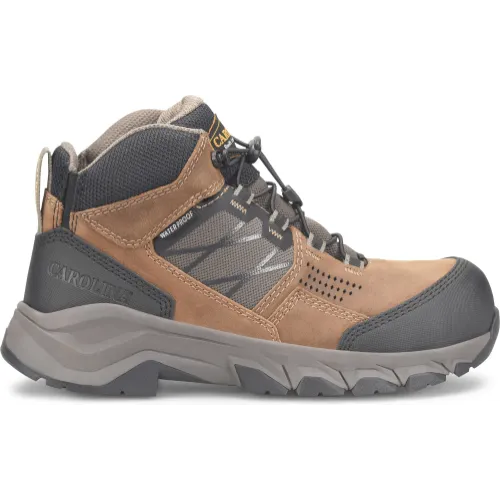 Carolina Men's Ironhide Mid Cut Soft Toe Waterproof Work Boot -Brown- CA5053