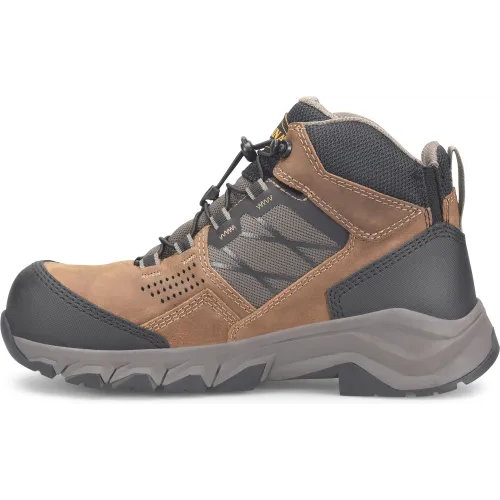 Carolina Men's Ironhide Mid Cut Soft Toe Waterproof Work Boot -Brown- CA5053