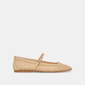'Dolce Vita' Reyes Lt Natural Raffia Flat