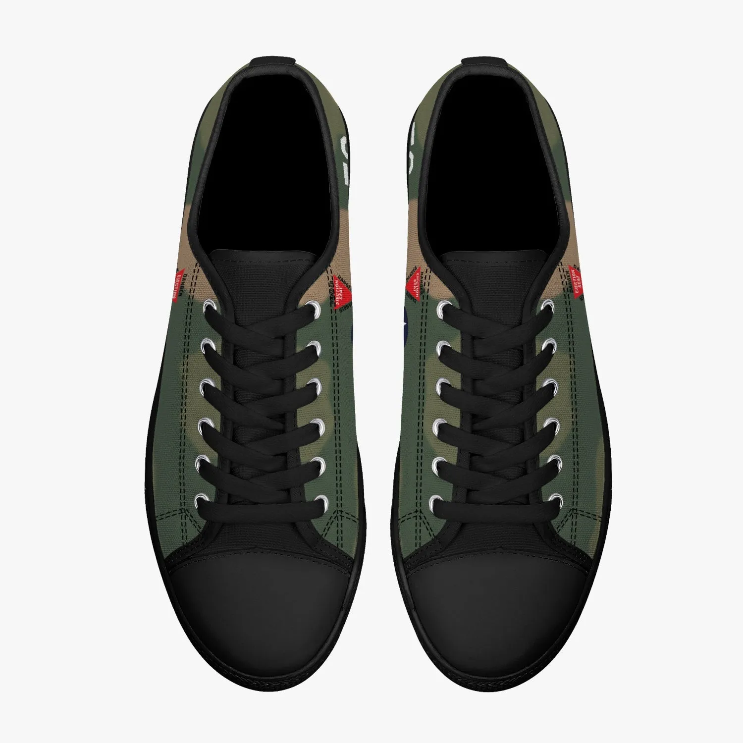 F-4 Phantom II of Daniel "Chappie" James Jr Low Top Canvas Shoes