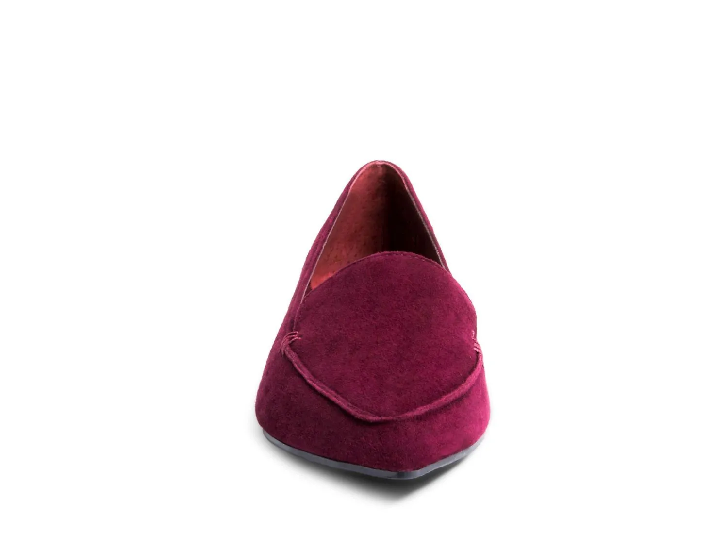 FEATHER BURGUNDY SUEDE