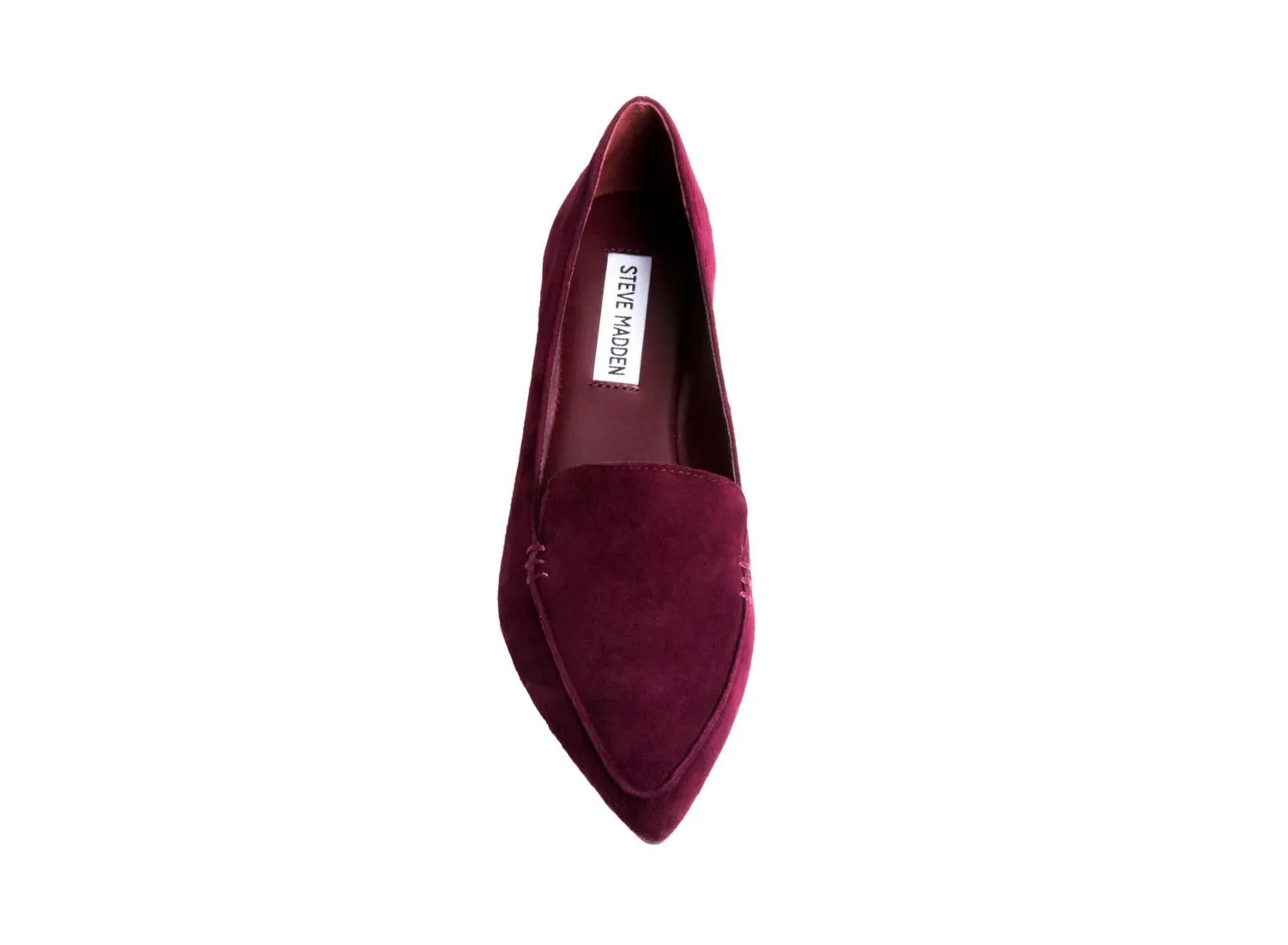 FEATHER BURGUNDY SUEDE