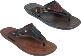 men's sandal faux leather style a (size 7-10) Case of 36
