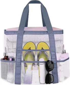 Mesh Beach Bags for Women - Plus Waterproof Sandproof Tote Bag
