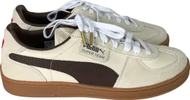 Puma Beige Palermo Leather Sneakers Unisex Trainers UK 7 EU 40 👠