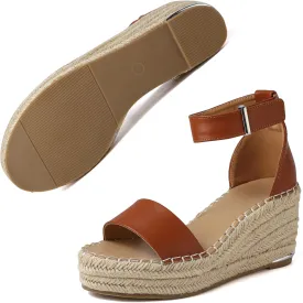 ziitop Espadrille Wedge Sandals for Women